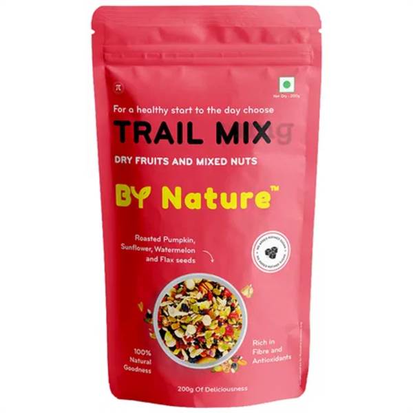 By Nature Trail Mix Dry Fruits and Mix Nuts 200 gm
